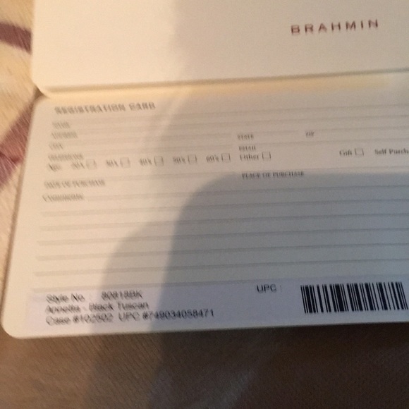 Vintage Brahmin Purse - Anetta Back Tuscan Excellent Condition w/bag, reg card - Picture 3 of 6